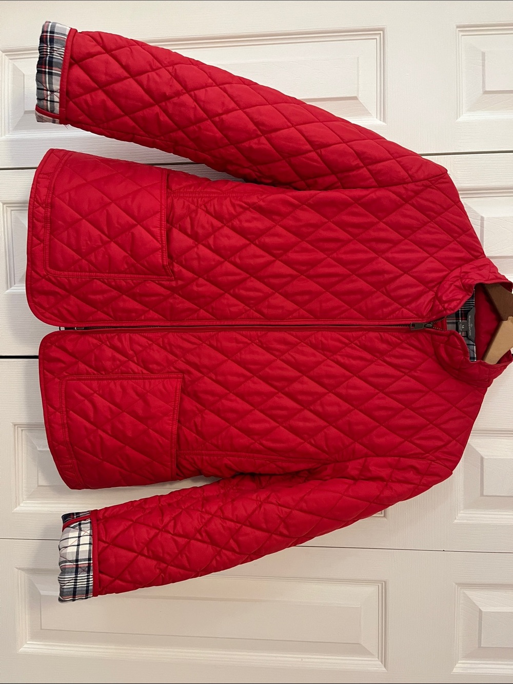 L.L.Bean Signature Plaid Jacket – Women’s Size 14